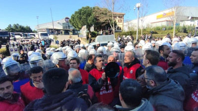 Mata Otomotiv işçilerine polis ablukası