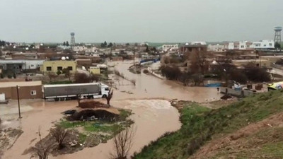 Mardin'de okul ve evleri sel bastı
