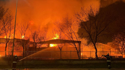 Tekirdağ’da fabrika yangını