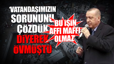 Erdoğan: İmar affı 'affedilmeyecek suç' kapsamında yerini alacak