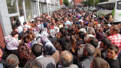 Diyarbakır’da bin 354 kişilik geçici işe 20 bin kişi başvurdu