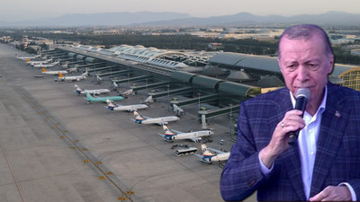Erdoğan, bu kez de 1987'de açılan Adnan Menderes Havalimanı'nı sahiplendi