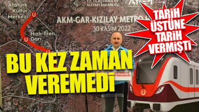 Ankara'da metro hattı bir türlü tamamlanamadı: Açılış adeta yılan hikayesine döndü