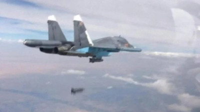 Rus savaş uçağı Rusya’yı bombaladı