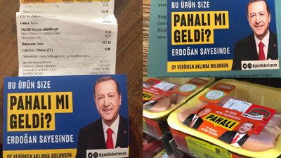 'Bu ürün size pahalı mı geldi? Erdoğan sayesinde' çıkartması yapıştıran CHP gençlik kolları üyesine gözaltı