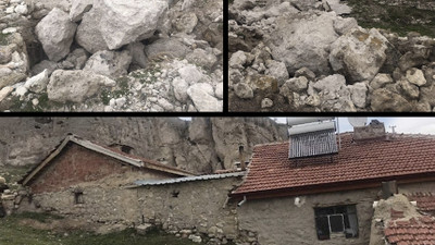 Kayalar yerleşim yerine düştü: Yurttaşlar isyan etti
