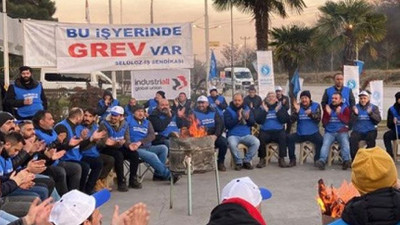 Kocaeli'de Kartonsan işçileri 100 gündür grevde
