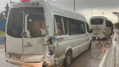 Kocaeli'de zincirleme kaza: 6 işçi yaralandı
