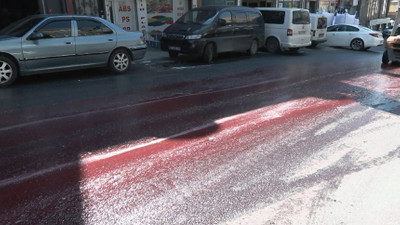 İstanbul’da 'kırmızı sıvı' alarmı