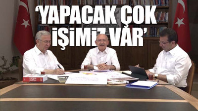 Kılıçdaroğlu, İmamoğlu ve Yavaş ile video paylaştı: Yiğitlerim