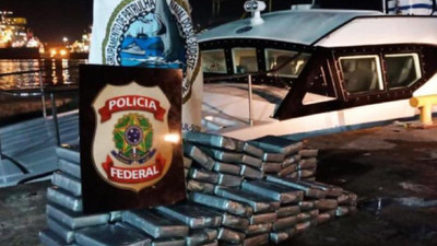 Brezilya'dan Türkiye'ye gelen gemide 117 kilogram kokain bulundu