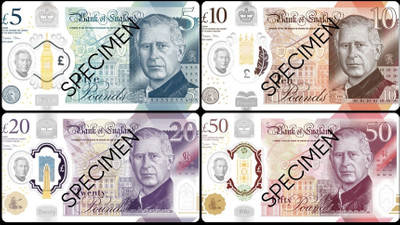 Kral Charles’ın portresinin bulunduğu banknotlar 2024'ün ortasında dolaşıma girecek