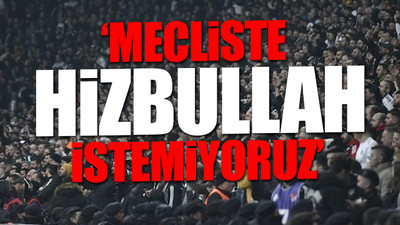 Beşiktaş fark attı, taraftarlar stadı HÜDA-PAR tepkisiyle inletti