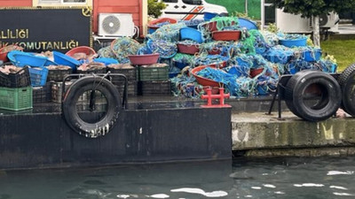 İstanbul Boğazı'nda operasyon: 10 ton kalkan balığına el konuldu