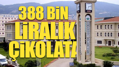 AKP’li Osmangazi Belediyesi’nin harcamaları: 180 bin liralık kestane şekeri