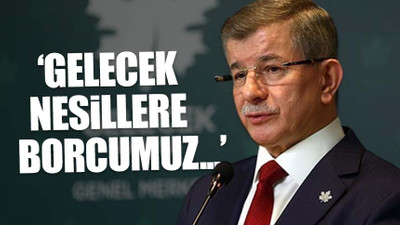 Davutoğlu: 28 Mayıs seçim değil, referandum