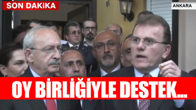 Kılıçdaroğlu ve Vecdet Öz'den ortak açıklama