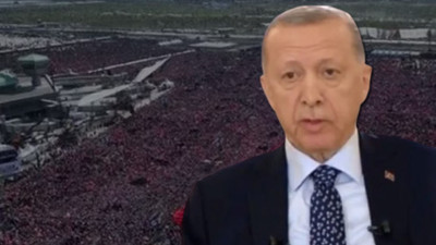 Erdoğan’ın 'mitinge 1 milyon 700 bin katılım var' iddiası yalanlandı