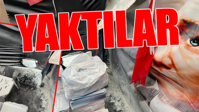 İstanbul'un göbeğinde CHP seçim çadırına çirkin saldırı