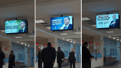AKP, yine devlet dairesinde seçim propagandası yaptı