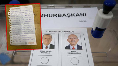 Erdoğan’a oy veren yurttaş zarfa mektup koydu: Çocuğuma erik alamıyorum
