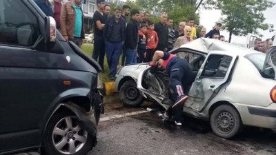Zonguldak'ta trafik kazası: Baba öldü, kızı yaralı