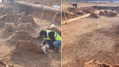 Antalya'daki AVM inşaatında antik kalıntılar bulundu