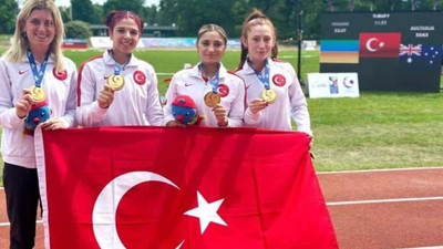 Türkiye bayrak takımı altın madalya kazandı
