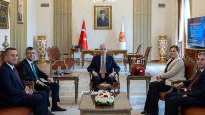 CHP heyetinden Meclis Başkanı Kurtulmuş'a ziyaret