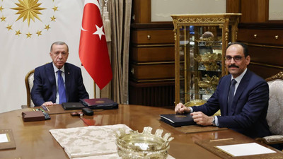 Erdoğan, MİT Başkanı İbrahim Kalın ile bir araya geldi