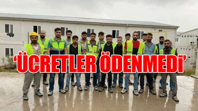 İzmir Şehir Hastanesi inşaatında işçiler iş bıraktı