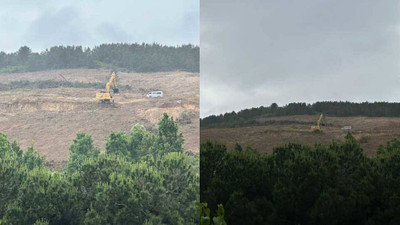 Maltepe Kışlası’nda TOKİ'nin inşa edeceği konutlar için ağaç katliamı başladı
