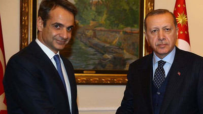 Erdoğan, Yunanistan Başbakanı Miçotakis ile görüştü