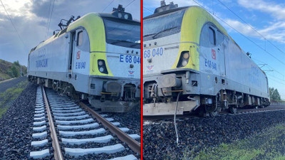 Ankara-Sivas YHT hattında heyelan: Kılavuz lokomotif raydan çıktı