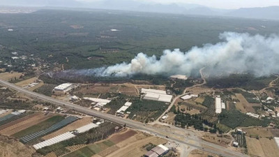 Antalya'nın iki ilçesinde orman yangını 
