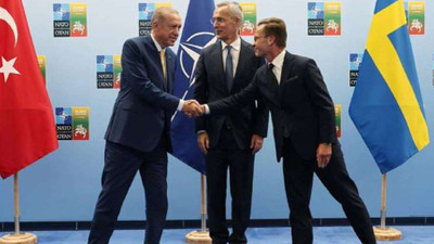 Erdoğan, NATO Genel Sekreteri Stoltenberg ve İsveç Başbakanı Kristersson'la bir araya geldi