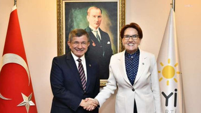 İYİ Parti Genel Başkanı Meral Akşener, Gelecek Partisi Genel Başkanı Ahmet Davutoğlu ile görüştü