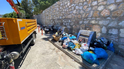 Bodrum'da belediye ekipleri, bayram haftasında 6 bin 500 ton atık topladı
