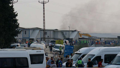 Adana'da fabrikada yangın: 2 işçi yaralandı