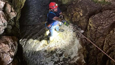 Bayburt'ta buz mağarasına düşen kişi yaşamını yitirdi