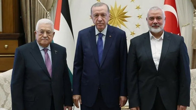 Erdoğan, Abbas ve Hamas lideri Heniyye ile görüştü