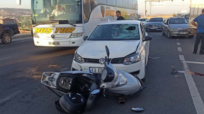 Elazığ'da otomobille motosiklet çarpıştı: 1'i ağır 5 yaralı