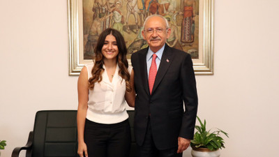 Kemal Kılıçdaroğlu, ABD'deki başarılı öğrenci Lara Özkan ile görüştü