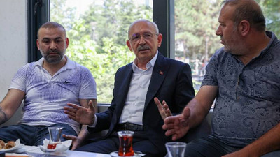 CHP lideri Kemal Kılıçdaroğlu, taksicilerle bir araya geldi