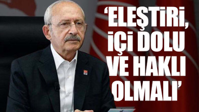 Kılıçdaroğlu: CHP’nin değişime değil yenilenmeye ihtiyacı var