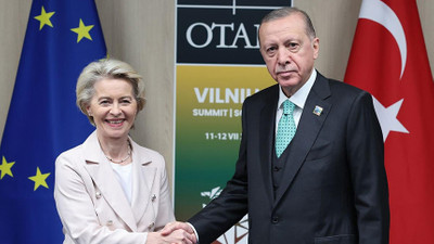 Erdoğan, AB Komisyonu Başkanı Ursula von der Leyen ile görüştü