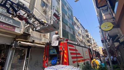 İzmir'de otelde korkutan yangın