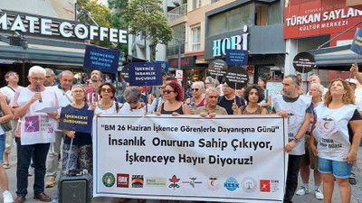 İzmir'de STK'lardan 'işkence' protestosu