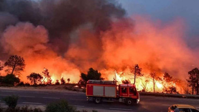 Yunanistan'daki yangınlar 9. gününde devam ediyor