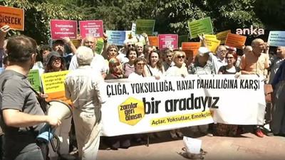 Ankara'da 'Geçinemiyoruz' eylemi